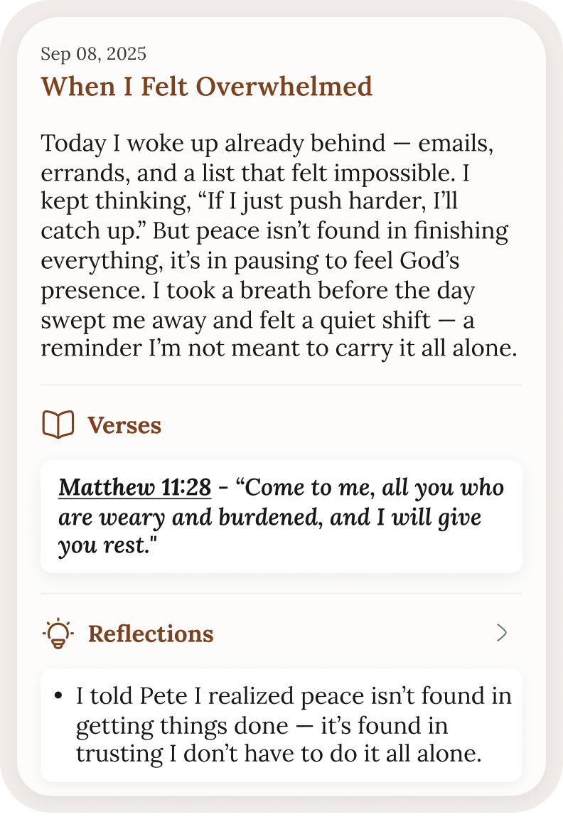 Smart Journaling Experience